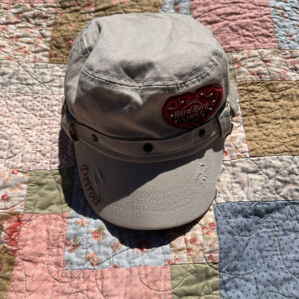 Hard Rock Cafe Detroit Cap, with hidden pocket!